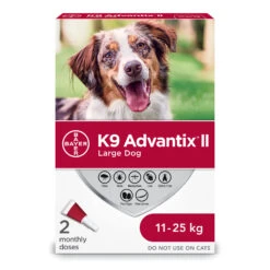 K9 Advantix II Flea And Tick Treatment For Large Dogs - 2 Dose