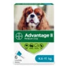 Advantage II Flea Treatment For Medium Dogs - 6 Dose -Pet Supply Store f7291e63 db02 479a a2c0 5ec83afae3b1